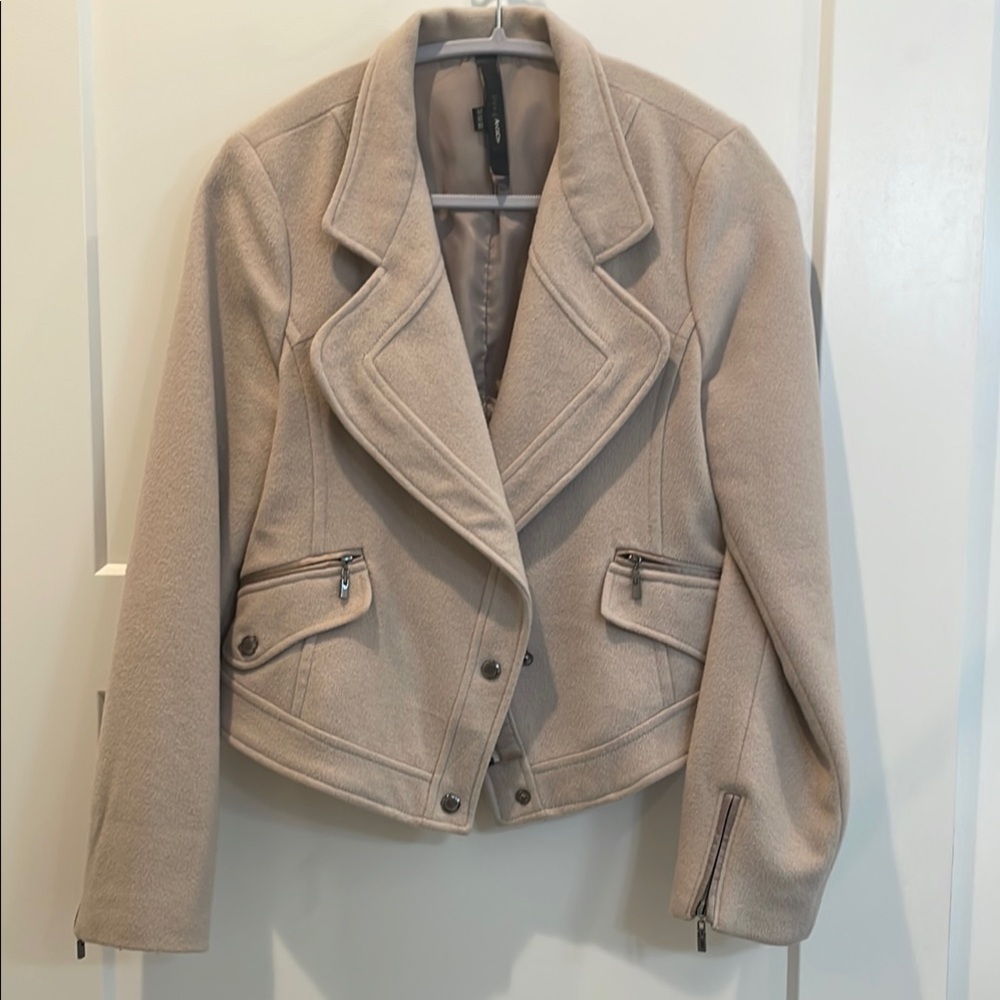 South Korean Brand Cream Wool Jacket